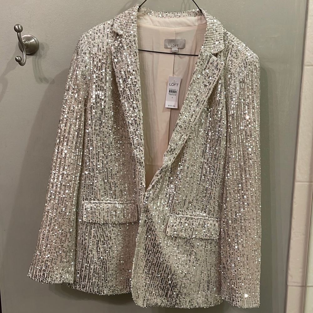 NWT Sequined Blazer ✨
